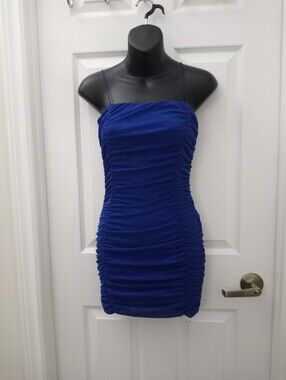 Vintage Y2K MISTY ROSE Sparkely Mini Dress